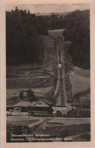 Oberweißbach - Bergbahn, Talstation - 1957