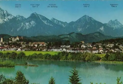 Füssen - mit Forggensee - ca. 1975