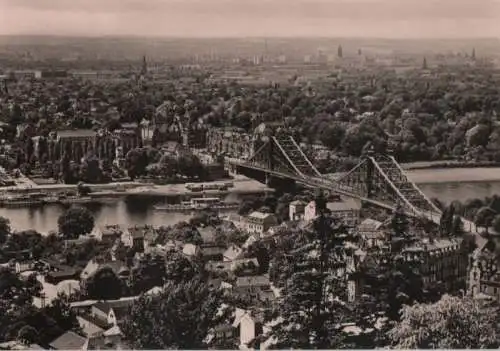 Dresden - Blick von den Loschwitzhöhen - 1971