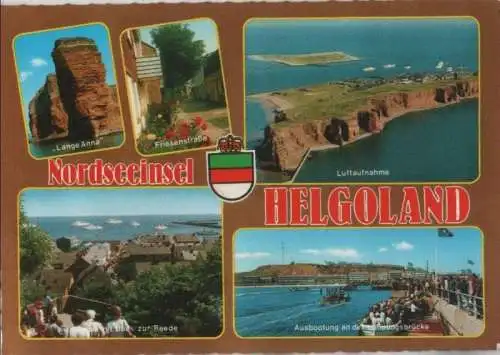 Helgoland - u.a. Ausbootung an Landungsbrücke - 1994