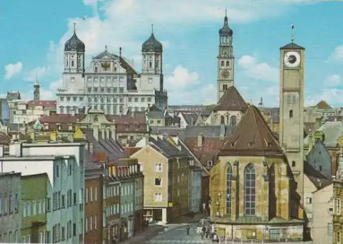 Augsburg - Jakobskirche und Perlach - ca. 1975