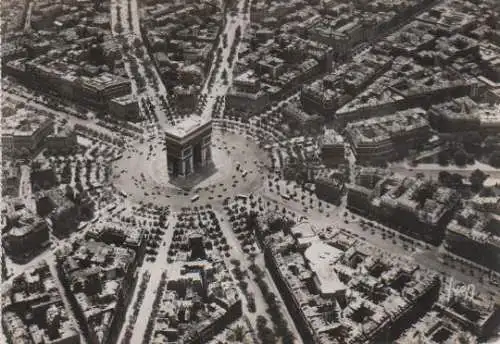 Frankreich - Frankreich - Paris - Arc de Triomphe et place de la Etoile - ca. 1945