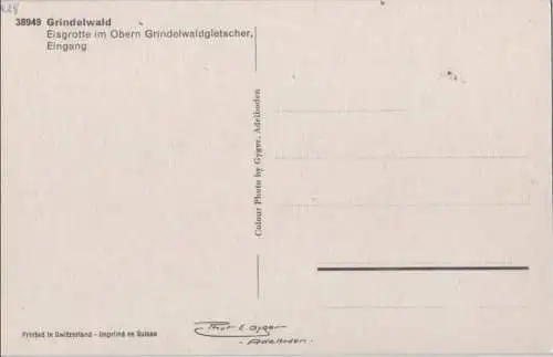 Schweiz - Grindelwald - Schweiz - Eisgrotte im Gletscher