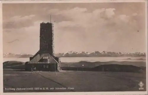 Feldberg / Schwarzwald - mit Schweizer Alpen - ca. 1950