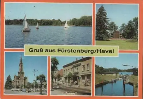 Fürstenberg / Havel - u.a. Havelschleuse - 1986
