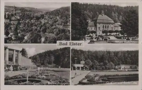 Bad Elster - u.a. Teilansicht - ca. 1955