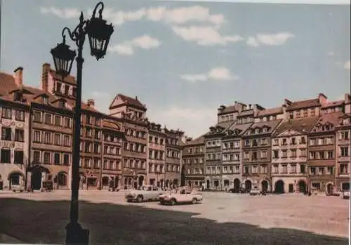 Polen - Polen - Warschau - Rynek Starego Miasta - ca. 1975