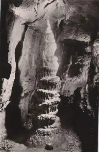 Wiesenttal, Streitberg - Bing-Höhle, Riesensäule - ca. 1960