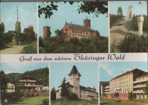 Thüringer Wald - u.a. Inselsberg - 1972