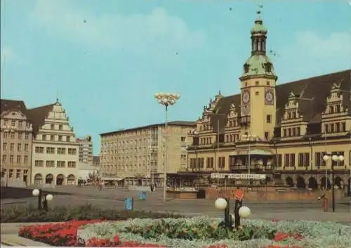 Leipzig - Markt und Altes Rathaus - 1984