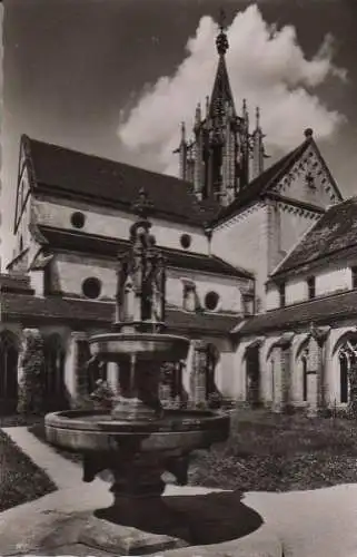 Tübingen Bebehausen - Klosterhof mit Brunnen - ca. 1955