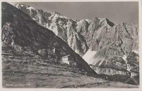 Karwendelgebirge - Karwendelhaus - ca. 1950