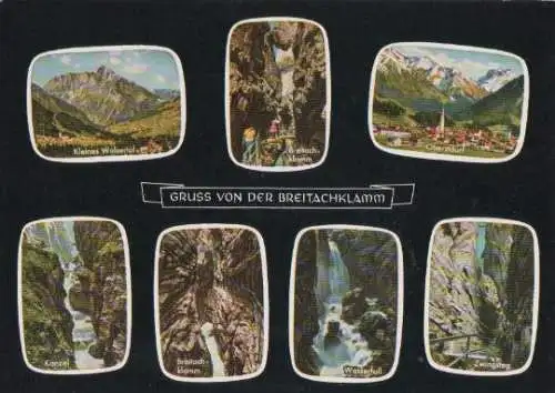 Oberstdorf - Gruss von der Breitachklamm - ca. 1975