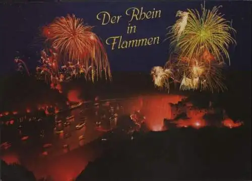 St. Goarshausen - St. Goar - Rhein in Flammen - ca. 1995