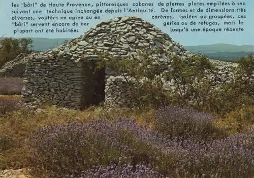 Lavande et cabanon pointu