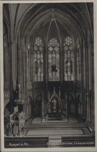 Speyer - Gedächtniskirche, Innenansicht - 1933