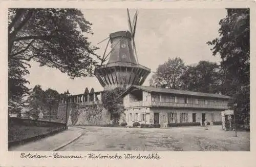 Potsdam, Sanssouci - Historische Wndmühle