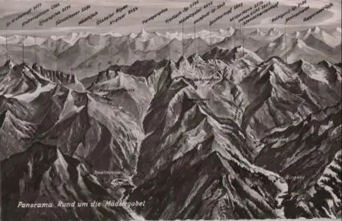 Mädelegabel - Panorama - ca. 1960