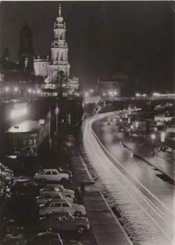 Dresden - Brühlsche Terrasse - 1973