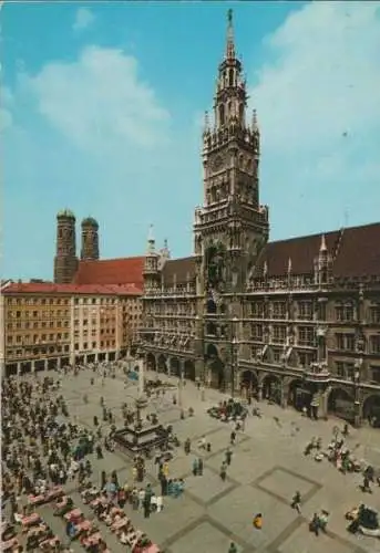 München - Rathaus und Frauenkirche - 1983