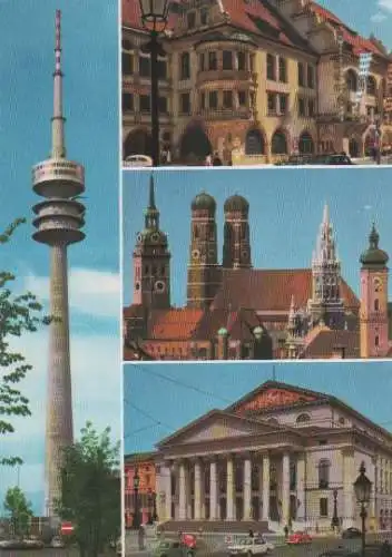 München u.a. die Stadttürme - ca. 1985