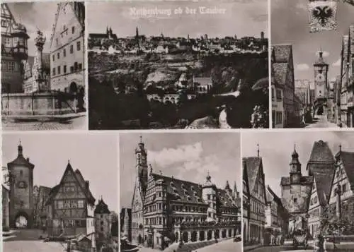 Rothenburg - mit 6 Bildern - ca. 1965