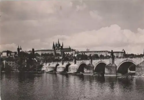 Tschechien - Tschechien - Prag - Praha - Prager Burg und Karlsbrücke - 1964