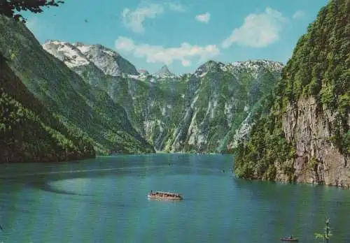 Königssee - mit Schönfeldspitze - 1970