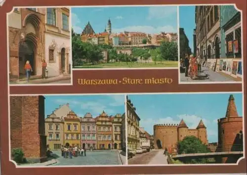 Polen - Polen - Warschau - mit 5 Bildern - 1986