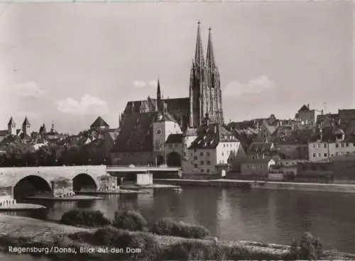 Regensburg - Blick auf den Dom - 1963