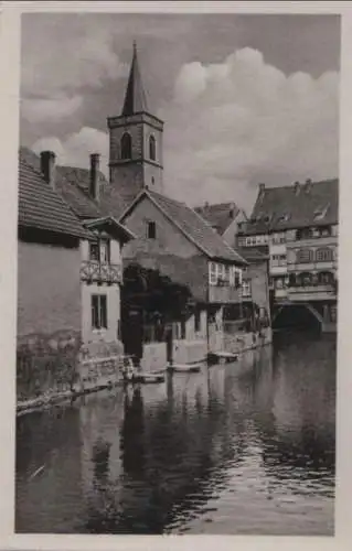 Erfurt - Partie an der Gera - 1953