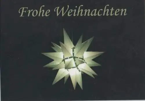 Frohe Weihnachten Stern