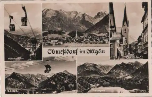 Oberstdorf - u.a. Sesselbahn - 1955