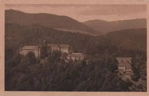 Schwarzburg - Schloss, vom Helenensitz - ca. 1935