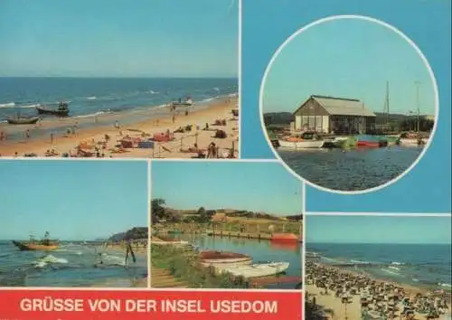 Usedom - u.a. Ückeritz, am Strand - 1988