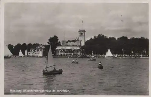 Hamburg - Uhlenhorster Fährhaus an der Alster - 1921