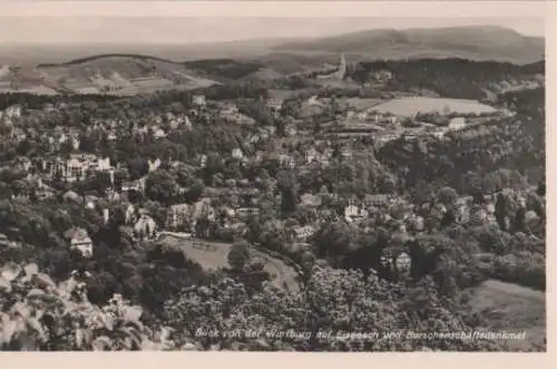 Eisenach mit Burschenschaftsdenkmal - ca. 1955