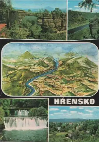 Tschechien - Tschechien - Hrensko - 5 Teilbilder - ca. 1975