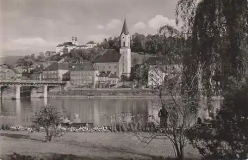 Passau - Innstadt mit Mariahilfkirche - 1959