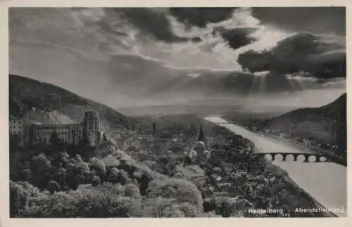 Heidelberg - Abendstimmung - ca. 1960