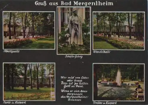 Bad Mergentheim u.a. Albertquelle - 1976