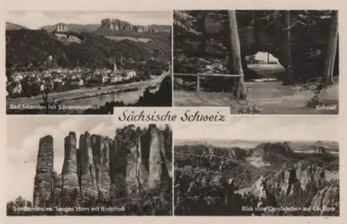 Sächsische Schweiz - u.a. Kuhstall - ca. 1990