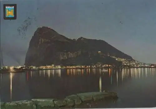 Großbritannien - Großbritannien - Gibraltar - Vista nocturna - ca. 1980