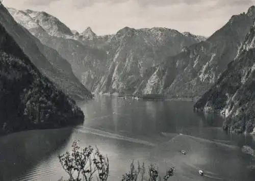 Königssee - mit Steinernem Meer - ca. 1960