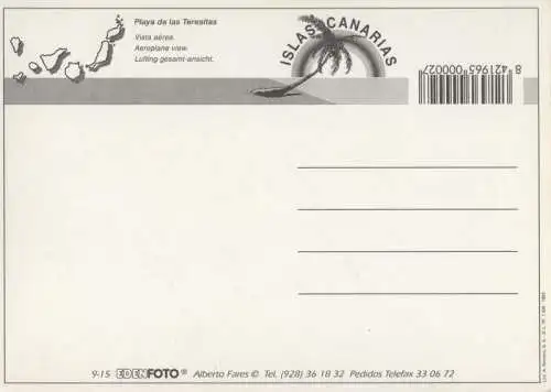 Spanien - San Andres, Las Teresitas - Spanien - vista aerea