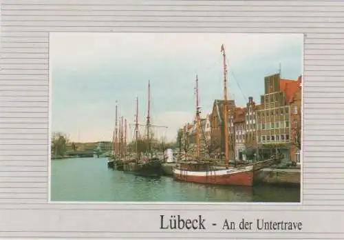 Lübeck - An der Untertrave - ca. 1975