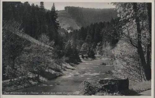 Bad Blankenburg - Partie aus dem Schwarzatal - ca. 1955