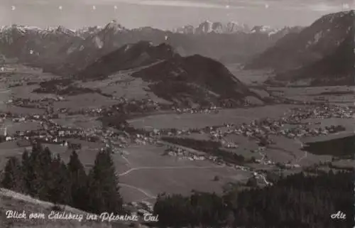 Pfronten - Blick vom Edelsberg ins Pfrontner Tal - ca. 1960