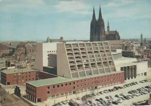 Köln - Opernhaus mit Dom - 1959