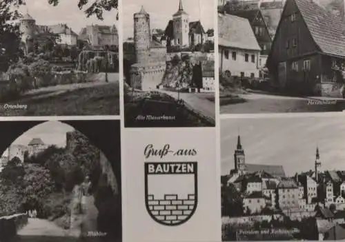 Bautzen - u.a. Petridom und Rathausturm - 1967